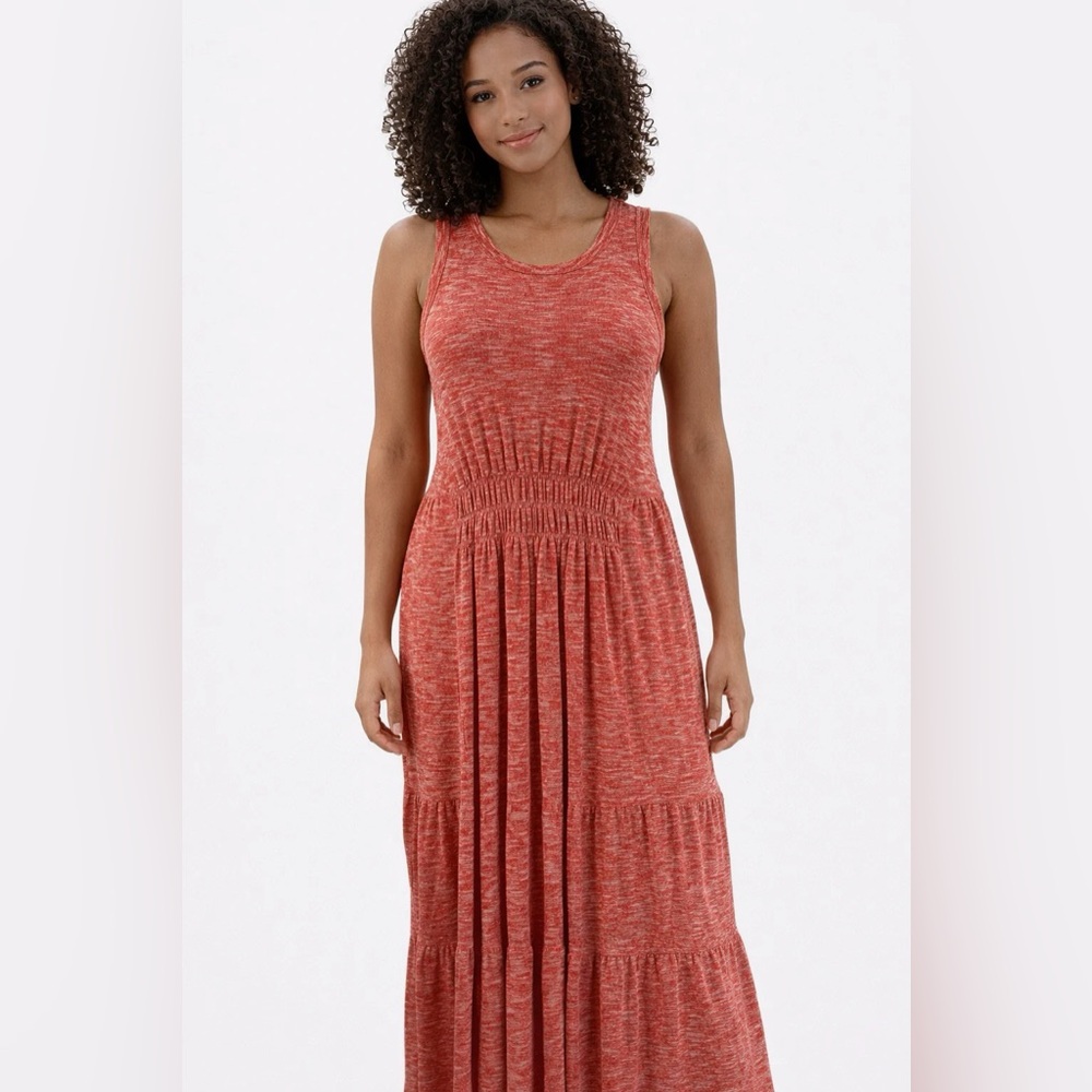 Lou & Grey Coral Sleeveless Maxi Dress NWT XL